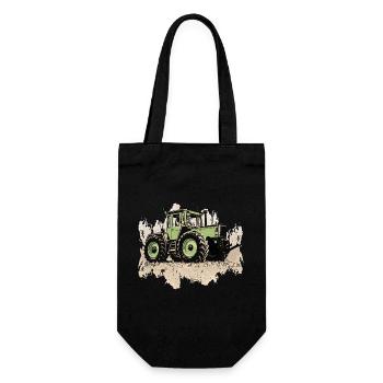 MB trac 1300 turbo | Traktor - Geschenkbeutel für Flaschen - Schwarz - Vorne