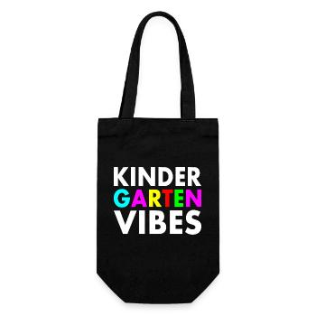kindergarten vibes - Sac à bouteille - noir - Devant