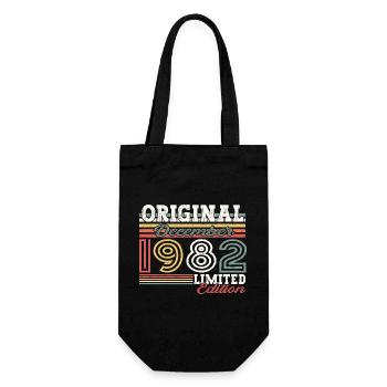 Décembre Né en 1982 Cadeau de 40e anniversaire - Sac à bouteille - noir - Devant
