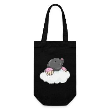 Nuages de taupes - Sac à bouteille - noir - Devant