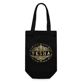 Vesna - Gift Bag for Bottles - black - Front