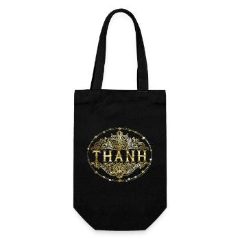 Thanh - Gift Bag for Bottles - black - Front