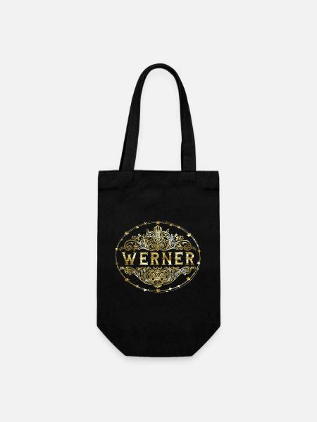Werner - Geschenkbeutel für Flaschen - Schwarz