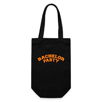 Bachelor Party - Geschenkbeutel für Flaschen - Schwarz - Vorne