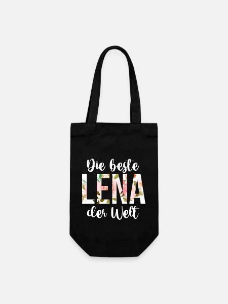 Lena - Geschenkbeutel für Flaschen - Schwarz