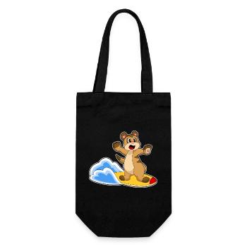 Été de surf sur planche de surf sur suricate - Sac à bouteille - noir - Devant