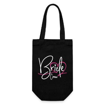 Bride Crew - Gift Bag for Bottles - black - Front