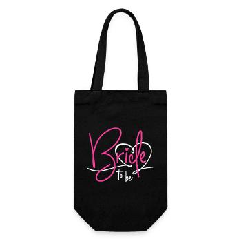BRIDE TO BE HEART BACHELORETTE PARTY BRIDE BACHELORETTE PARTY - Gift Bag for Bottles - black - Front