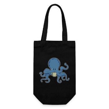 Chope pieuvre - Sac à bouteille - noir - Devant