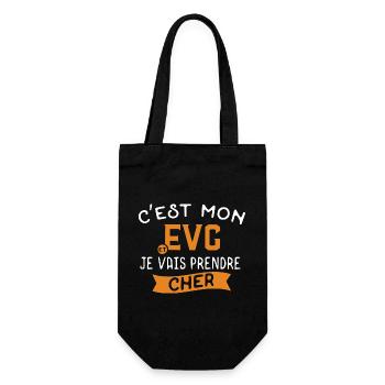 Marié | C'est mon EVG et je vais prendre cher - Sac à bouteille - noir - Devant