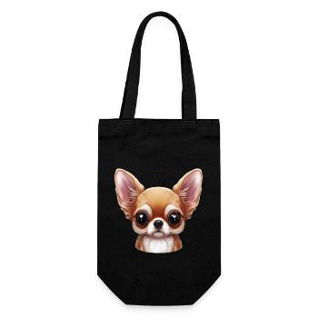Chihuahua Élégance - Sac à bouteille - noir - Devant