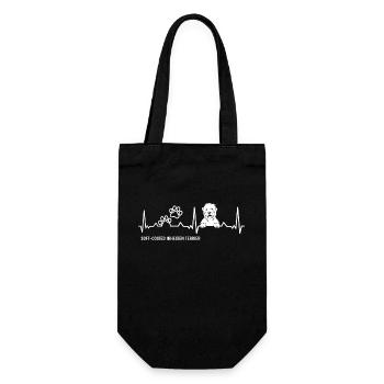Terrier irlandais à enrobage doux - Sac à bouteille - noir - Devant