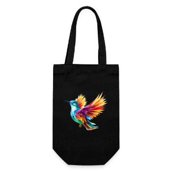 Conception d’oiseau - Sac à bouteille - noir - Devant