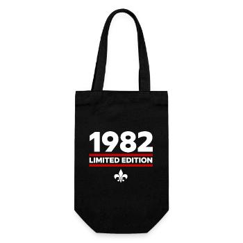 1982 Limited Edition - Gift Bag for Bottles - black - Front