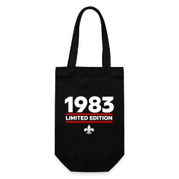 1983 Limited Edition - Gift Bag for Bottles - black - Front