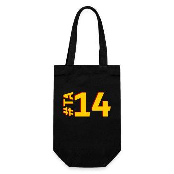 TA14-KARTON - Geschenkbeutel für Flaschen - Schwarz - Vorne