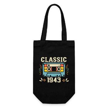 Vintage 1943 Cassette D'anniversaire Rétro 1943 - Sac à bouteille - noir - Devant