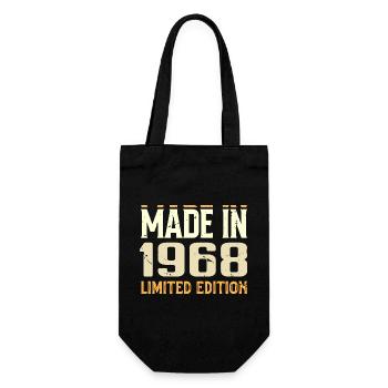 Tolles Geschenk zum Jubiläum von 1968 von 1968 Retro - Geschenkbeutel für Flaschen - Schwarz - Vorne