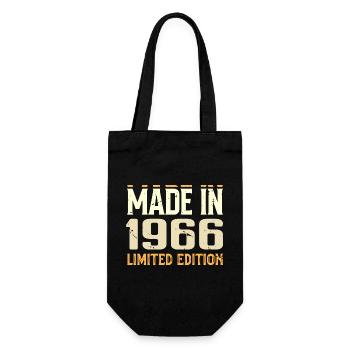 Tolles Geschenk zum Jubiläum von 1966 von 1966 Retro - Geschenkbeutel für Flaschen - Schwarz - Vorne