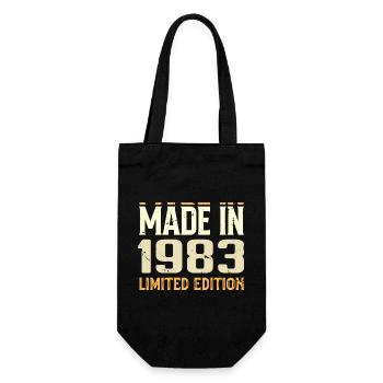 Tolles Geschenk zum Jubiläum 1983 von 1983 Retro - Geschenkbeutel für Flaschen - Schwarz - Vorne