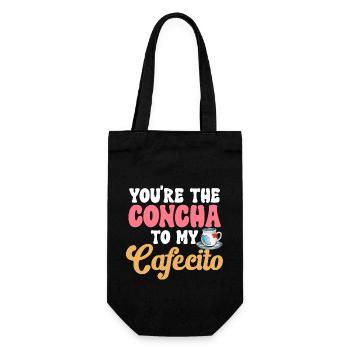 Concha Hispanique Mexicain Pan Dulce - Sac à bouteille - noir - Devant