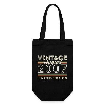 Août 2007 Légende depuis Août 2007 Millésime 2007 - Sac à bouteille - noir - Devant