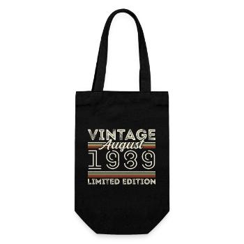 August 1989 Legend since August 1989 Vintage 1989 - Gift Bag for Bottles - black - Front