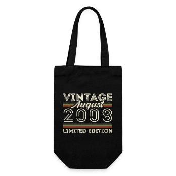 Août 2008 Légende depuis Août 2008 Millésime 2008 - Sac à bouteille - noir - Devant