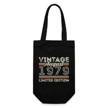 Août 1979 Légende depuis août 1979 Millésime 1979 - Sac à bouteille - noir - Devant