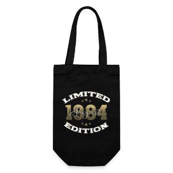 40th Birthday Original August 1984 Vintage 1984 - Gift Bag for Bottles - black - Front
