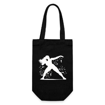 Shot Putter Colorsplash Shot Put - Gift Bag for Bottles - black - Front