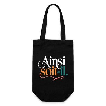 Ainsi soit-il - Sac à bouteille - noir - Devant