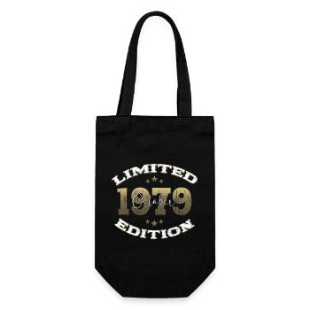 45th Birthday Legend October 1979 Volume 79 - Gift Bag for Bottles - black - Front
