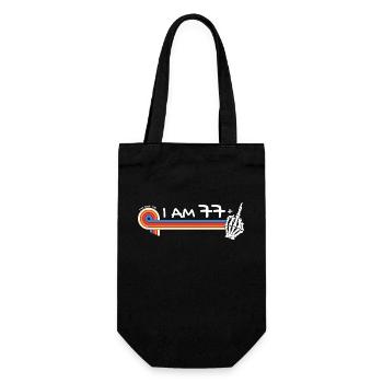 J’ai 77 ans Plus majeur - 78e anniversaire - Sac à bouteille - noir - Devant