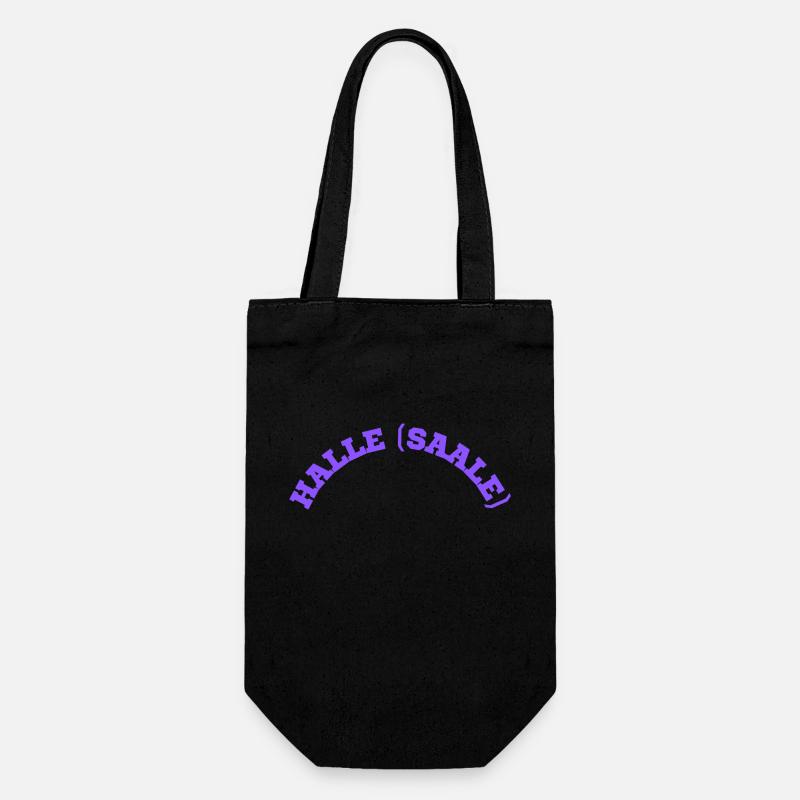 Halle (Saale) - Gift Bag for Bottles - black