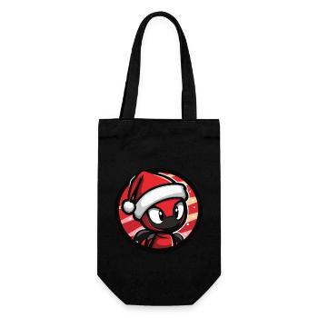 Ant Christmas Animal - Gift Bag for Bottles - black - Front