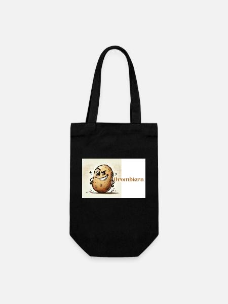 Grombiera - Geschenkbeutel für Flaschen - Schwarz