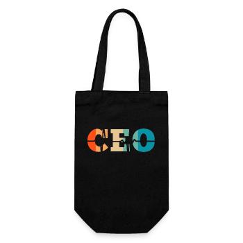 Battement de cœur rétro Chief Executive Officer - Sac à bouteille - noir - Devant
