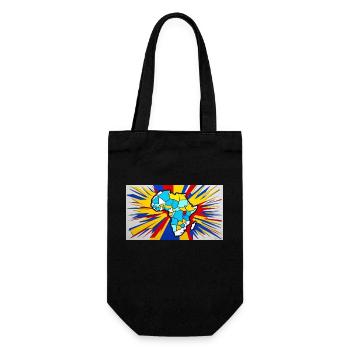 Colour of Africa - Gift Bag for Bottles - black - Front