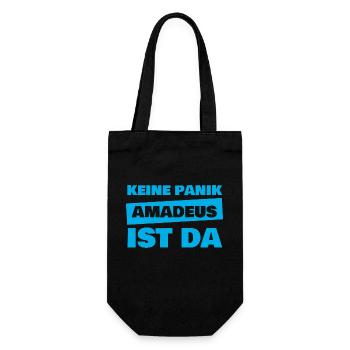 Geschenk für Amadeus - Geschenkbeutel für Flaschen - Schwarz - Vorne