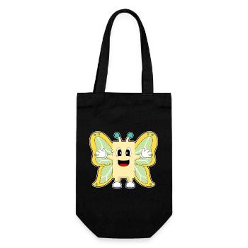 Beurre de papillon - Sac à bouteille - noir - Devant