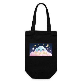Dream Big - Geschenkbeutel für Flaschen - Schwarz - Vorne