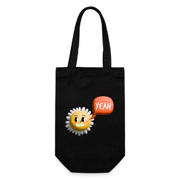 Sun yes 3D - Gift Bag for Bottles - black - Front