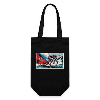 Bicycle - Gift Bag for Bottles - black - Front