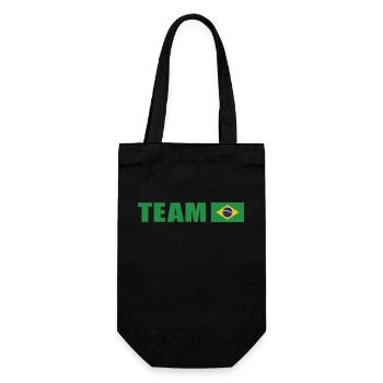 Support-Team Brasilien - Geschenkbeutel für Flaschen - Schwarz - Vorne