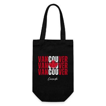 Vancouver Canada, j’adore Vancouver - Sac à bouteille - noir - Devant