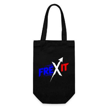 Frexit Blue White Red - Gift Bag for Bottles - black - Front