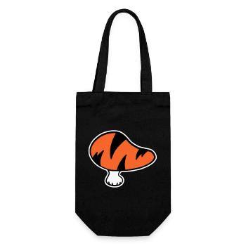 Logo champignon tigre STICK Variante - Sac à bouteille - noir - Devant