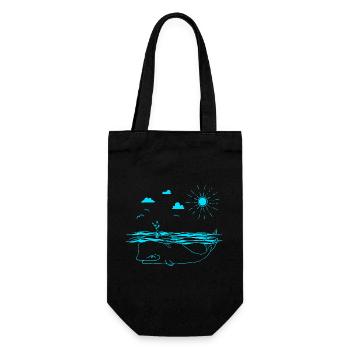 SOUPER - Sac à bouteille - noir - Devant