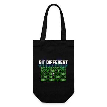 Un peu différent - Conception d’erreur binaire nerd - Sac à bouteille - noir - Devant